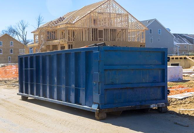 the perfect size dumpsters for residential areas